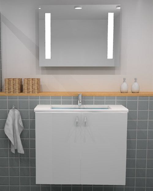 Badsæt - medium - dybde mellem 40 og 50cm